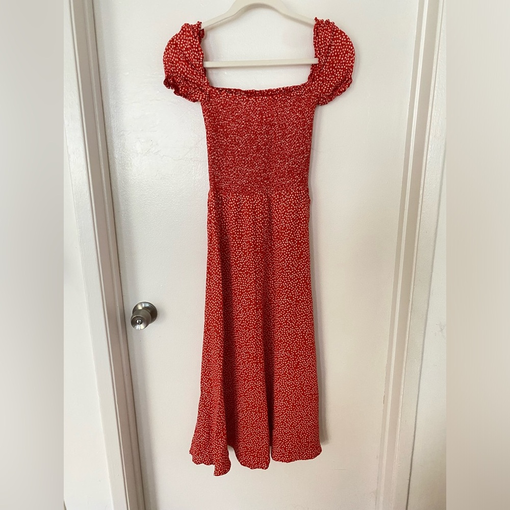 Reformation Inka dress, size S, red